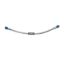 6an Nitrous Hose 2ft w/Blue Hose Fittings