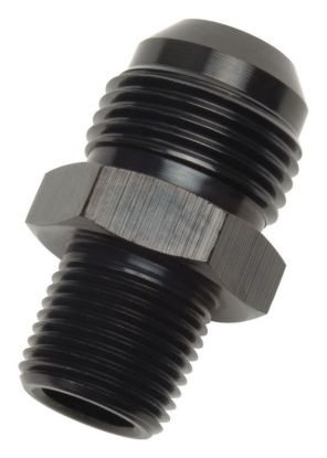 4AN-1/4 Str Adpt Fitting Black