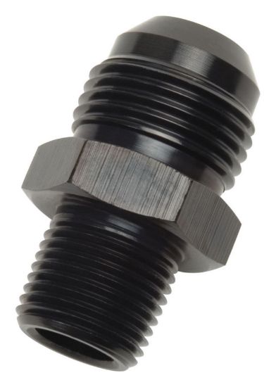 4AN-1/4 Str Adpt Fitting Black