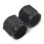 4AN To 1/4 Tube Nut Black 6 Pack