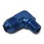 6AN 90Deg to 1/8NPT Blue