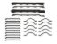 Dyno-Pak BBC Oil Pan Gaskets  Stroker Notched