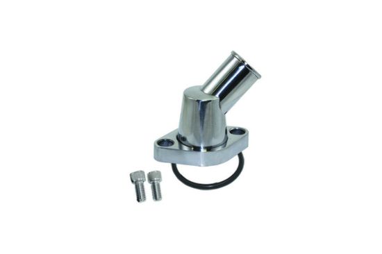 Water Neck Chevy 45 Degr ee O-Ring Style Polished