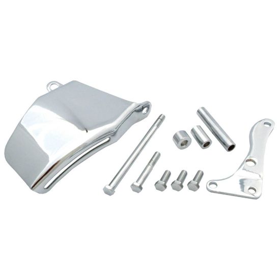 Alt. Bracket Set SBC Chrome