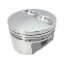 BBC Flat Top Piston Set 4.500 Bore -3cc