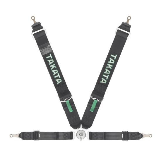 Harness Race 4pt Bolt-In 3in Shldr 2in Lap Blk