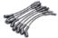 8mm Streethunder Plug Wire Set SBC Black