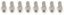 Brake Rotor Bolt Kit 8pc Titanium 5/16-18x3/4