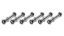 Radius Rod Stud Kit Titanium