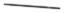 Throttle Rod Black 10-32 11in Long Aluminum
