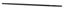 Throttle Rod Black 10-32 12in Long Aluminum