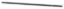 Throttle Rod Black 10-32 13In Long Aluminum