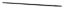 Throttle Rod Black 10-32 15in Long Aluminum