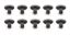 Allen Head Quick Turn Fastener .500 Black Alum