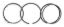 Piston Ring Set 4.165 Gapls Top 1/16 1/16 3/16