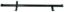 XB Front Axle Tall Boss Black For Mini Sprint