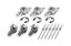 Wheel Cover Retainer Kit 1-3/8 TI Bolt 3-Pack