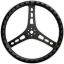 Steering Wheel 15in Dia 1-1/8in Tube Black