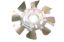 Brake Fan - LH Aluminum 5x4-1/2 to 5-1/8 w/ .625