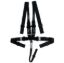 Harness 5pt Black HANS Shoulder Pull-Down