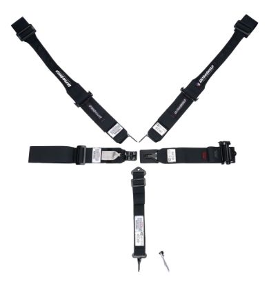 Harness 5pt HANS Shldr Left Side Ratchet L&L