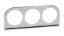 Mounting Panel 2-1/16 3 Hole Chrome