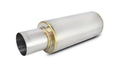 Turbo Round Muffler 23in Long with 4in Round