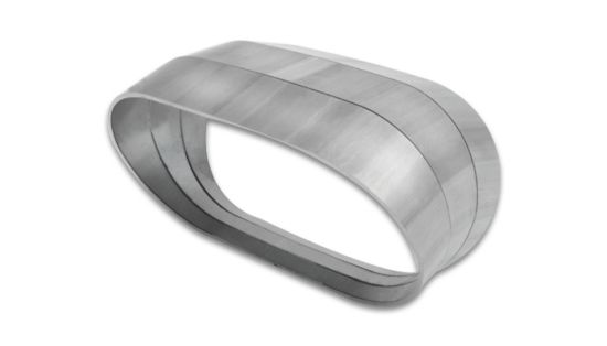 45 Degree Vertical Plane Oval Pie Cuts