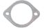2-Bolt High Temperature Exhaust Gasket 2.75In