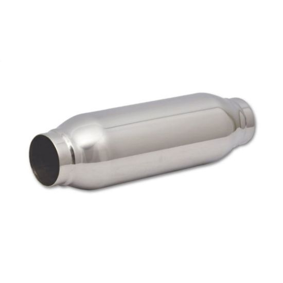 Bottle Style Resonator 2 .25in inlet/outlet x12in