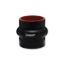 4in Silicone Hump Hose Black