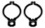 Mount Fire Bottle 5.25in ID 1-1/4in Tube Mnt Pair