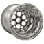 15x17 Blk Magnum Sprint Wheel 8in BS DB