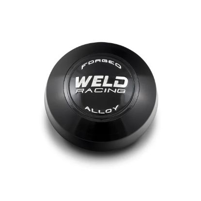 17X4.5 Lug Billet Cap W/O-Ring Black