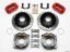 Rear Disc Brake Kit Big Ford Red Caliper Drilled