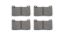 Brake Pad Set BP-35 7816 Narrow Dynalite Dynapro