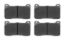 Brake Pad Set BP-40 7816 Narrow Dynalite  Dynapro