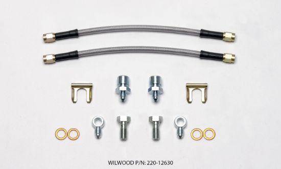 Flexline Kit D154 10in x 3/8-24 IF 10mm Banjo