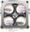 Carburetor Spacer - 4500 1.5in 4-Hole L/W Tapered