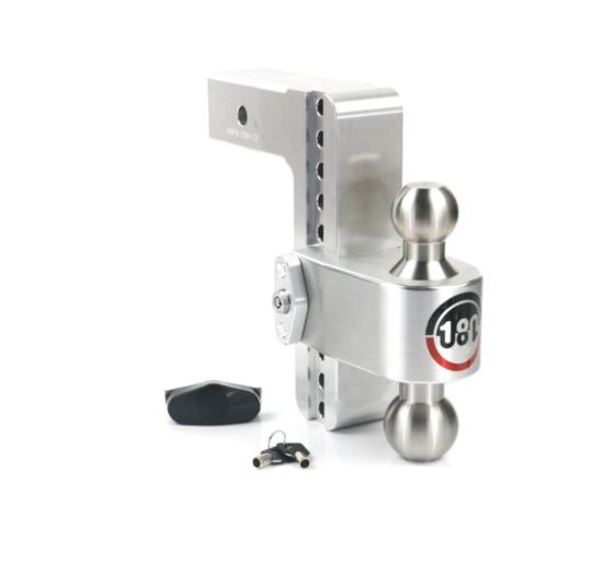 Turnover Ball  8in Drop Hitch w/ 2.5in Shank