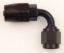 #4 90 Deg Hose End Black
