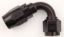 #6 120 Deg Dbl Swivel Hose End Black
