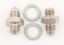 3/8-24 to #3 Stl Crush Washer Seal Adapter (Pr)