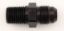 Adapter #4 Flare to 1/8 NPT Black