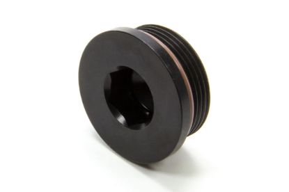 -20 ORB Internal Hex Port Plug Alum. - Black