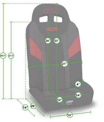 Picture of PRP Seat - A8018-PORXP-V