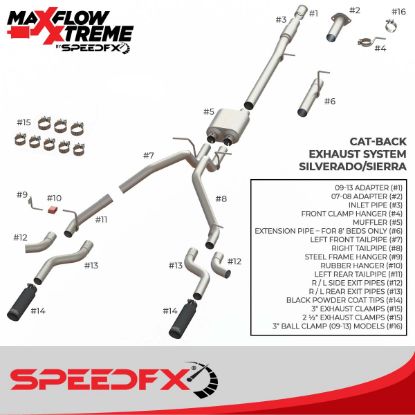 Picture of SpeedFx Exhaust System Kit - 50100