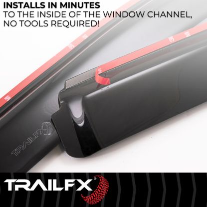 Picture of TrailFX Side Window Deflector - 4276IC