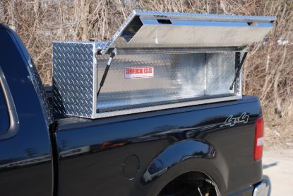 Picture of Unique Truck Accessories Truck Bed Side Rail Tool Box - HTB60-BT