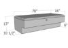 Picture of Unique Truck Accessories Truck Bed Side Rail Tool Box - RB172